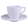 Cappuccinokop cappuccinoschotel Retro hoog Nobel Extra Durable off white hotelporselein